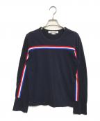 COMME des GARCONS COMME des GARCONSコムデギャルソン コムデギャルソン）の古着「ロングスリーブカットソー」｜ネイビー