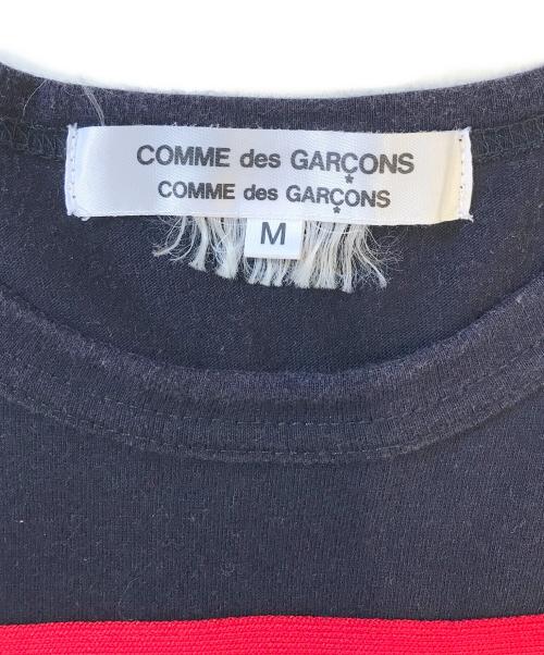 COMME des GARCONS COMME des GARCONS（コムデギャルソン コムデギャルソン）COMME des GARCONS COMME des GARCONS (コムデギャルソン コムデギャルソン) ロングスリーブカットソー ネイビー サイズ:Mの古着・服飾アイテム