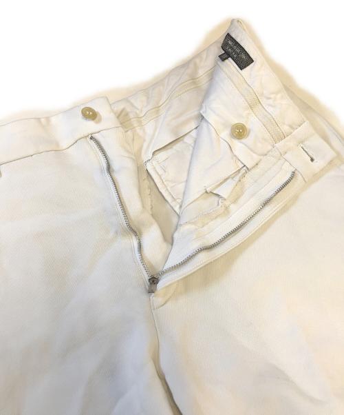 COMME des GARCONS HOMME PLUS（コムデギャルソンオムプリュス）COMME des GARCONS HOMME PLUS (コムデギャルソンオムプリュス) ポリ縮絨ハーフパンツ ホワイト サイズ:XSの古着・服飾アイテム