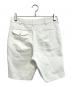 COMME des GARCONS HOMME PLUS (コムデギャルソンオムプリュス) ポリ縮絨ハーフパンツ ホワイト サイズ:XS：14000円