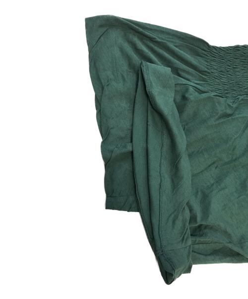DRIES VAN NOTEN（ドリスヴァンノッテン）DRIES VAN NOTEN (ドリスヴァンノッテン) ブラウス グリーン サイズ:Extra Smallの古着・服飾アイテム