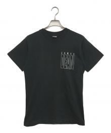 FRUIT OF THE LOOM（フルーツオブザルーム）の古着「プリントTシャツ」｜ブラック