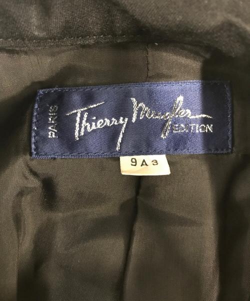Thierry Mugler（ティエリーミュグレ）Thierry Mugler (ティエリーミュグレ) 変形コート ブラック サイズ:9A3の古着・服飾アイテム
