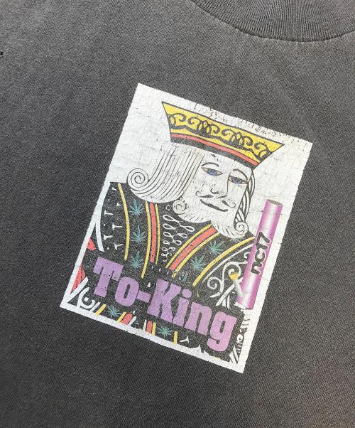nc17（nc17）nc17 (nc17) プリントTシャツ グレー サイズ:XLの古着・服飾アイテム
