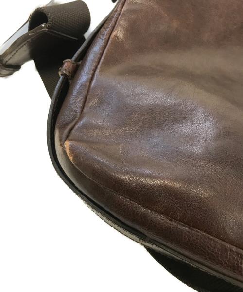 Yves Saint Laurent（イヴサンローラン）Yves Saint Laurent (イヴサンローラン) レザーショルダーバッグ ブラウン サイズ:表記なしの古着・服飾アイテム
