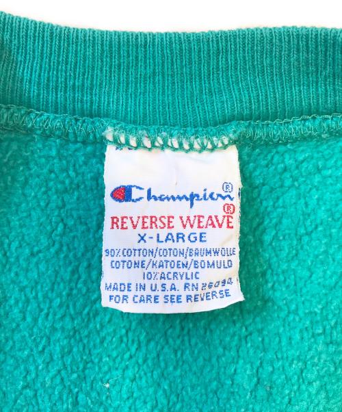 Champion（チャンピオン）Champion (チャンピオン) リバースウィーブスウェット エメラルドグリーン サイズ:X‐LARGEの古着・服飾アイテム