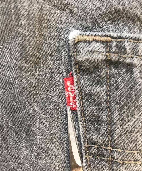 LEVI'S（リーバイス）LEVI'S (リーバイス) 先染ブラックデニムパンツ ブラック サイズ:W36 L32の古着・服飾アイテム