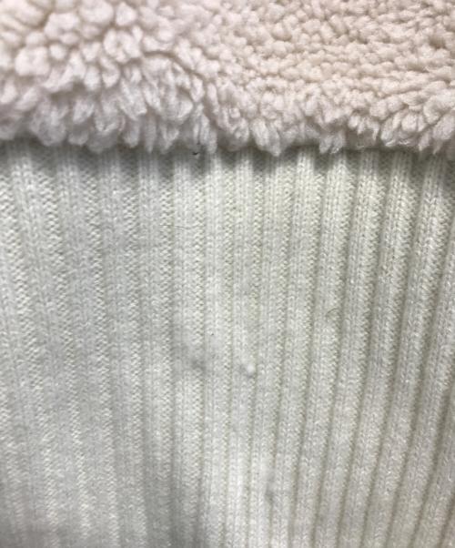 ANDMARY（アンドマリー）ANDMARY (アンドマリー) Fluffy zip up jacket ベージュ サイズ:Fの古着・服飾アイテム