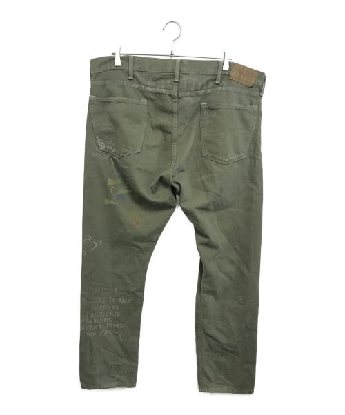 POLO RALPH LAUREN（ポロ・ラルフローレン）POLO RALPH LAUREN (ポロ・ラルフローレン) ステンシルデニムパンツ サイズ:38×30の古着・服飾アイテム
