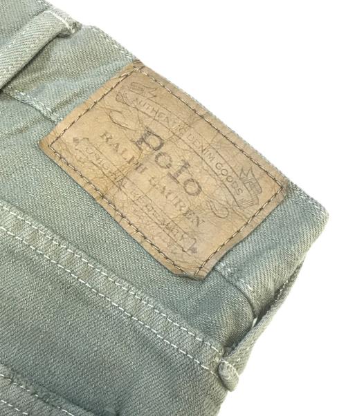 POLO RALPH LAUREN（ポロ・ラルフローレン）POLO RALPH LAUREN (ポロ・ラルフローレン) ステンシルデニムパンツ サイズ:38×30の古着・服飾アイテム