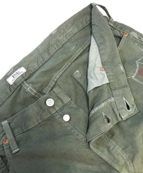 POLO RALPH LAUREN（ポロ・ラルフローレン）POLO RALPH LAUREN (ポロ・ラルフローレン) ステンシルデニムパンツ サイズ:38×30の古着・服飾アイテム
