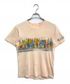 LEXINGTONレキシントン）の古着「70s 巻きプリントTシャツ」｜ピンク