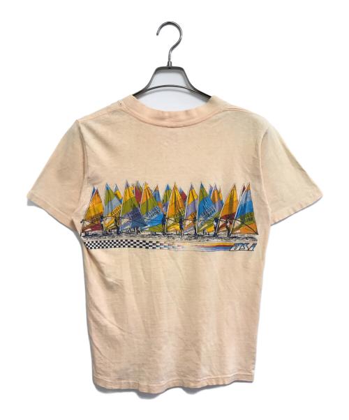 LEXINGTON（レキシントン）LEXINGTON (レキシントン) 70s 巻きプリントTシャツ ピンク サイズ:Sの古着・服飾アイテム