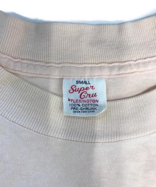LEXINGTON（レキシントン）LEXINGTON (レキシントン) 70s 巻きプリントTシャツ ピンク サイズ:Sの古着・服飾アイテム