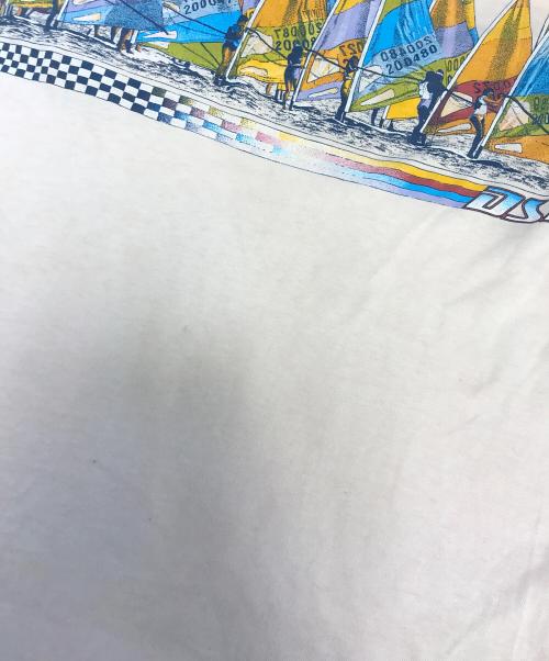 LEXINGTON（レキシントン）LEXINGTON (レキシントン) 70s 巻きプリントTシャツ ピンク サイズ:Sの古着・服飾アイテム