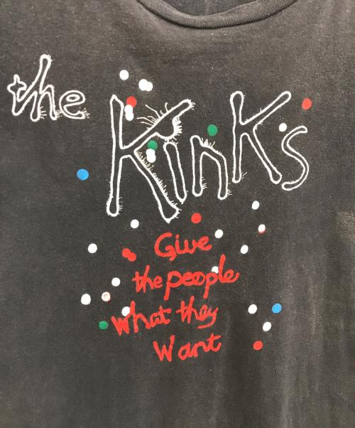 SCREEN STARS（スクリーンズスターズ）SCREEN STARS (スクリーンズスターズ) バThe Kinks(ザ・キンクス)バンドTシャツ ブラック サイズ:表記なしの古着・服飾アイテム
