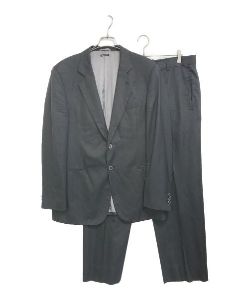 GIORGIO ARMANI（ジョルジョアルマーニ）GIORGIO ARMANI (ジョルジョアルマーニ) セットアップスーツ ブラック サイズ:56の古着・服飾アイテム