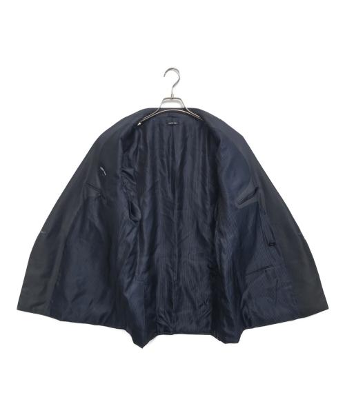 GIORGIO ARMANI（ジョルジョアルマーニ）GIORGIO ARMANI (ジョルジョアルマーニ) ストライプセットアップスーツ ネイビー サイズ:54の古着・服飾アイテム