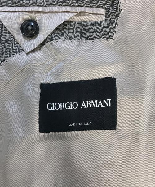 GIORGIO ARMANI（ジョルジオアルマーニ）GIORGIO ARMANI (ジョルジョアルマーニ) セットアップスーツ グレー サイズ:56の古着・服飾アイテム