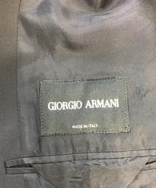 GIORGIO ARMANI（ジョルジョアルマーニ）GIORGIO ARMANI (ジョルジョアルマーニ) セットアップスーツ ブラック サイズ:54の古着・服飾アイテム