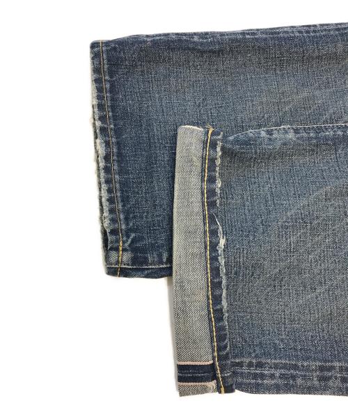 POLO RALPH LAUREN（ポロ・ラルフローレン）POLO RALPH LAUREN (ポロ・ラルフローレン) リペア加工デニムパンツ インディゴ サイズ:32/32の古着・服飾アイテム