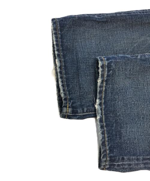POLO RALPH LAUREN（ポロ・ラルフローレン）POLO RALPH LAUREN (ポロ・ラルフローレン) リペア加工デニムパンツ インディゴ サイズ:32/32の古着・服飾アイテム