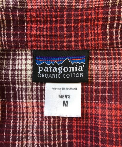 Patagonia（パタゴニア）Patagonia (パタゴニア) オーガニックコットンチェックシャツ レッド サイズ:Mの古着・服飾アイテム