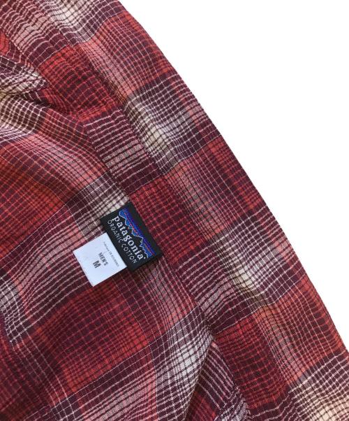Patagonia（パタゴニア）Patagonia (パタゴニア) オーガニックコットンチェックシャツ レッド サイズ:Mの古着・服飾アイテム