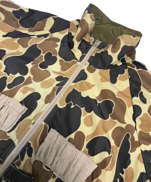 Columbia（コロンビア）Columbia (コロンビア) Camouflage Reversible Nylon Jacket ブラウン サイズ:Mの古着・服飾アイテム