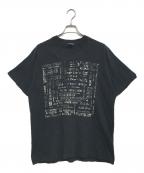 FRUIT OF THE LOOMフルーツオブザルーム）の古着「メッセージプリントTシャツ」｜ブラック