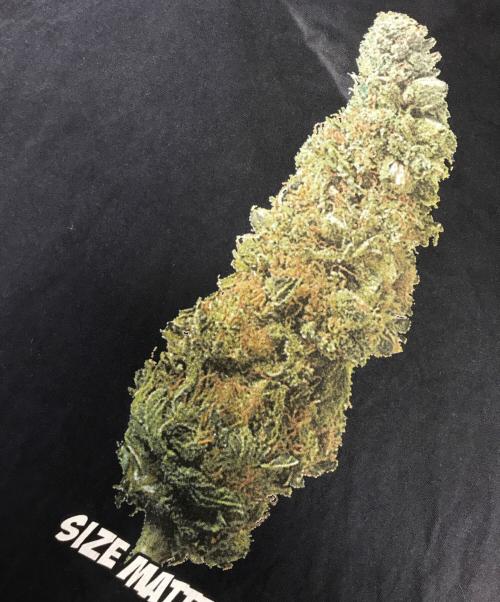 DELTA（デルタ）DELTA (デルタ) Weed print Tee ブラック サイズ:XLの古着・服飾アイテム