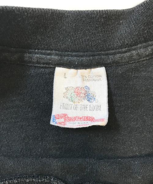 FRUIT OF THE LOOM（フルーツオブザルーム）FRUIT OF THE LOOM (フルーツオブザルーム) プリントTシャツ ブラック サイズ:Lの古着・服飾アイテム