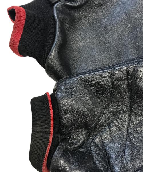AVIREX（アヴィレックス）AVIREX (アヴィレックス) レザージャケット ブラック サイズ:4XLの古着・服飾アイテム