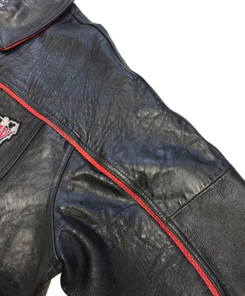 AVIREX（アヴィレックス）AVIREX (アヴィレックス) レザージャケット ブラック サイズ:4XLの古着・服飾アイテム