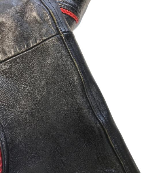 AVIREX（アヴィレックス）AVIREX (アヴィレックス) レザージャケット ブラック サイズ:4XLの古着・服飾アイテム