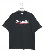 vetementヴェットモン）の古着「Gvasalia print Tee」｜ブラック
