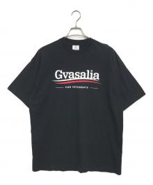 vetement（ヴェットモン）の古着「Gvasalia print Tee」｜ブラック