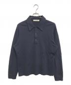 OUR LEGACYアワーレガシー）の古着「ILE PIQUET 長袖ポロシャツ」｜ネイビー
