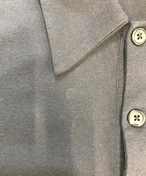 OUR LEGACY（アワーレガシー）OUR LEGACY (アワーレガシー) ILE PIQUET 長袖ポロシャツ ネイビー サイズ:48の古着・服飾アイテム