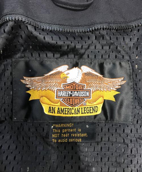 HARLEY-DAVIDSON（ハーレーダビッドソン）HARLEY-DAVIDSON (ハーレーダビッドソン) FXRG ライディングジャケット ブラック サイズ:Lの古着・服飾アイテム