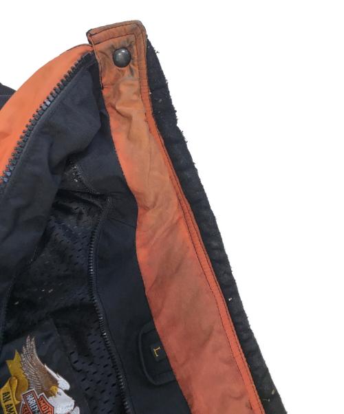 HARLEY-DAVIDSON（ハーレーダビッドソン）HARLEY-DAVIDSON (ハーレーダビッドソン) FXRG ライディングジャケット ブラック サイズ:Lの古着・服飾アイテム