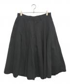 el conductorhコンダクター）の古着「HAKAMA WIDE CROPPED TROUSERS」｜ブラック