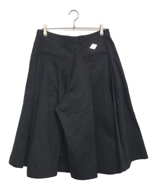 el conductorh（コンダクター）el conductorh (コンダクター) HAKAMA WIDE CROPPED TROUSERS ブラック サイズ:4の古着・服飾アイテム