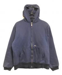 CarHartt（カーハート）の古着「裏サーマルジップパーカー」｜ネイビー