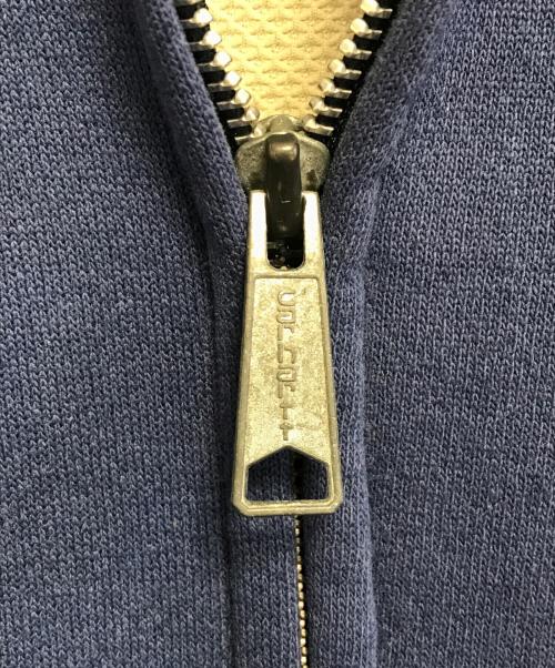 CarHartt（カーハート）CarHartt (カーハート) 裏サーマルジップパーカー ネイビー サイズ:Ｌの古着・服飾アイテム