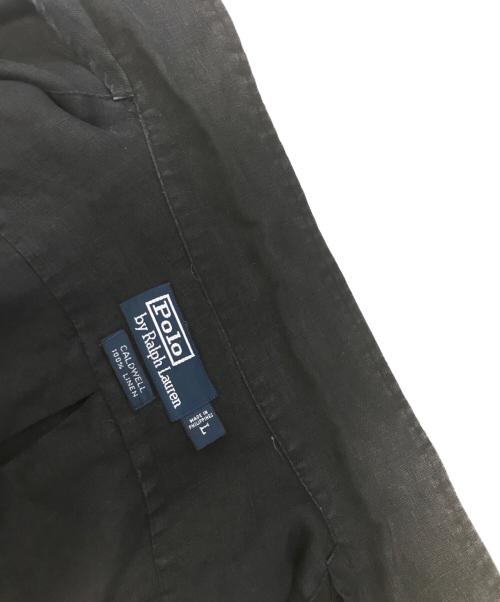 POLO RALPH LAUREN（ポロ・ラルフローレン）POLO RALPH LAUREN (ポロ・ラルフローレン) 半袖オープンカラーシャツ ブラック サイズ:Lの古着・服飾アイテム