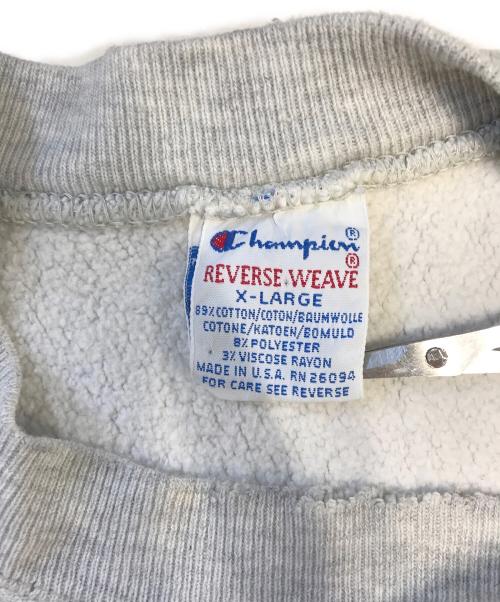 Champion（チャンピオン）Champion (チャンピオン) リバースウィーブスウェット グレー サイズ:X‐LARGEの古着・服飾アイテム