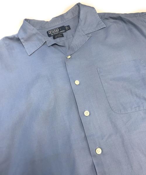 POLO RALPH LAUREN（ポロ・ラルフローレン）POLO RALPH LAUREN (ポロ・ラルフローレン) 半袖シャツ スカイブルー サイズ:Lの古着・服飾アイテム
