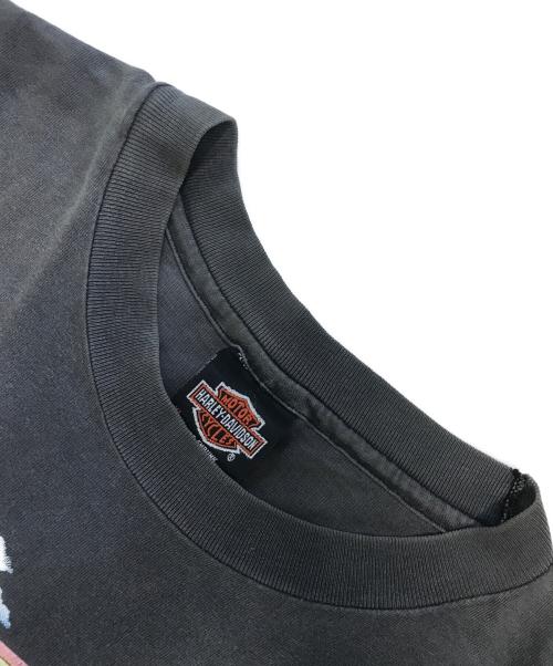 モーターサイクルTシャツ（モーターサイクルTシャツ）モーターサイクルTシャツ (モーターサイクルTシャツ) 90s HARLEY-DAVIDSON(ハーレーダビッドソン) モーターサイクルTシャツ グレー サイズ:XLの古着・服飾アイテム