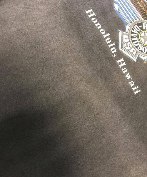 モーターサイクルTシャツ（モーターサイクルTシャツ）モーターサイクルTシャツ (モーターサイクルTシャツ) 90s HARLEY-DAVIDSON(ハーレーダビッドソン) モーターサイクルTシャツ グレー サイズ:XLの古着・服飾アイテム